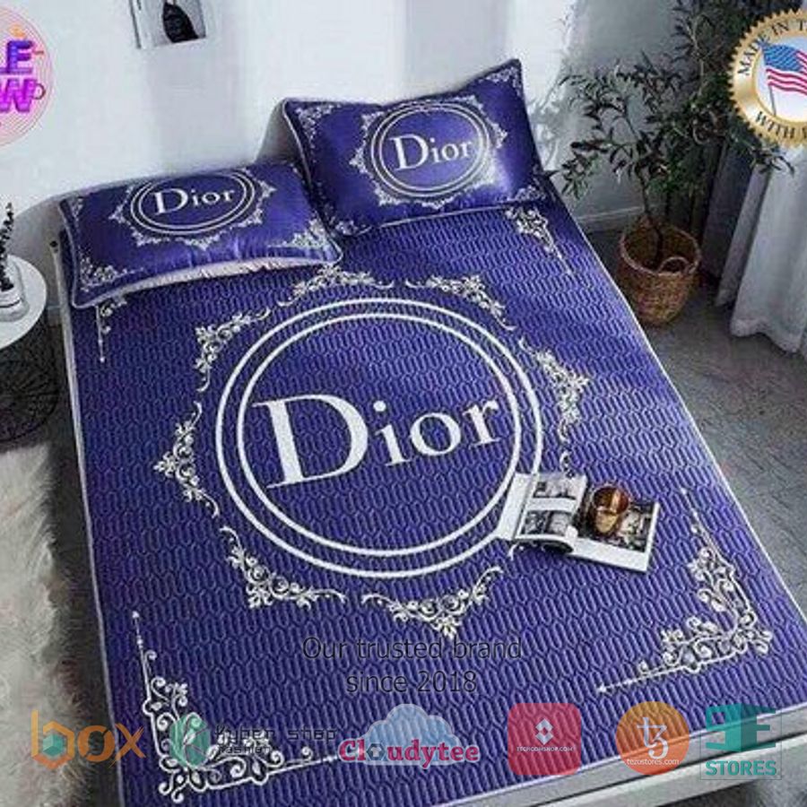 Dior Blue Bedding Set Dior Blue Bedding Set