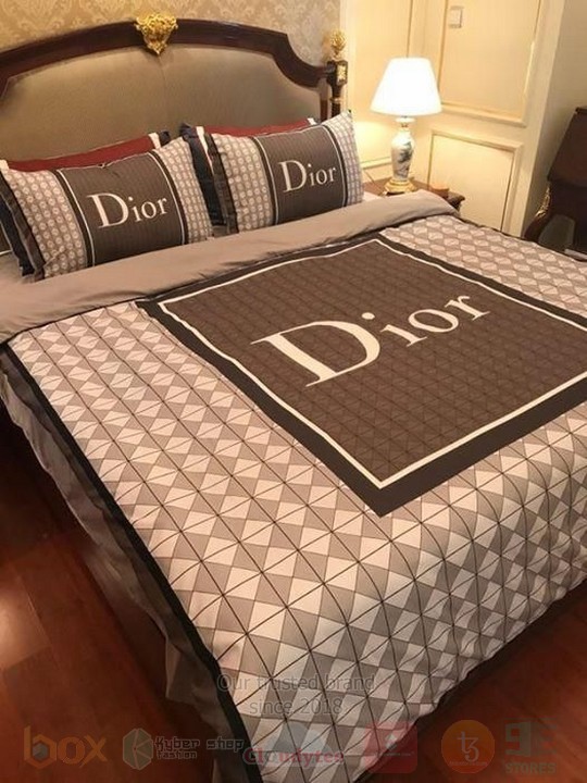 Dior Brown Inspired Bedding Set Dior Brown Inspired Bedding Set