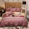 Dior Christian Dior Red Khaki Bedding Set