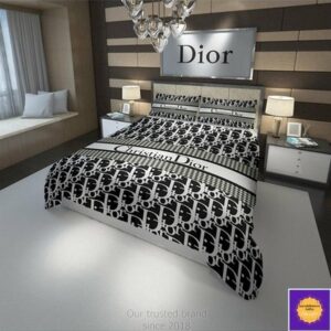 Dior Logos Inspired Bedding Set