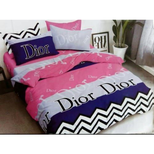 Dior Pink White Bedding Set Dior Pink White Bedding Set