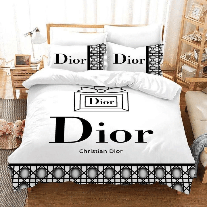Dior White Black Bedding Set Dior White Black Bedding Set