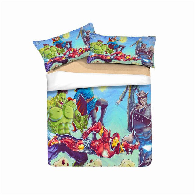 Disney Cartoon Avengers 224 Duvet Cover and Pillowcase Set Bedding Set Disney Cartoon Avengers 224 Duvet Cover and Pillowcase Set Bedding Set
