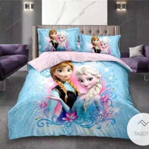 Disney Frozen Elsa Anna Princess Bedding Set (Duvet Cover & Pillow Cases)