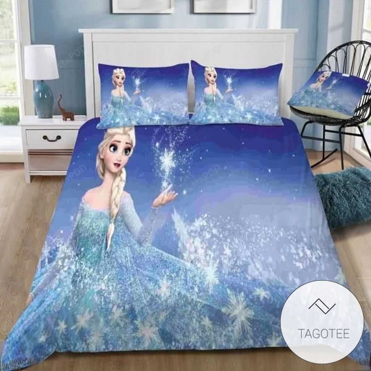 Disney Frozen Elsa The Beautiful Queen #32 Duvet Cover Bedding Set Dup Disney Frozen Elsa The Beautiful Queen #32 Duvet Cover Bedding Set Dup