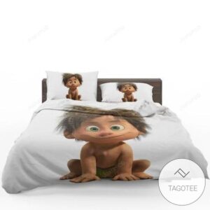 Disney Good Dinosaur Animation Fantasy Cartoon Movie 3D Duvet Cover Bedding Set-