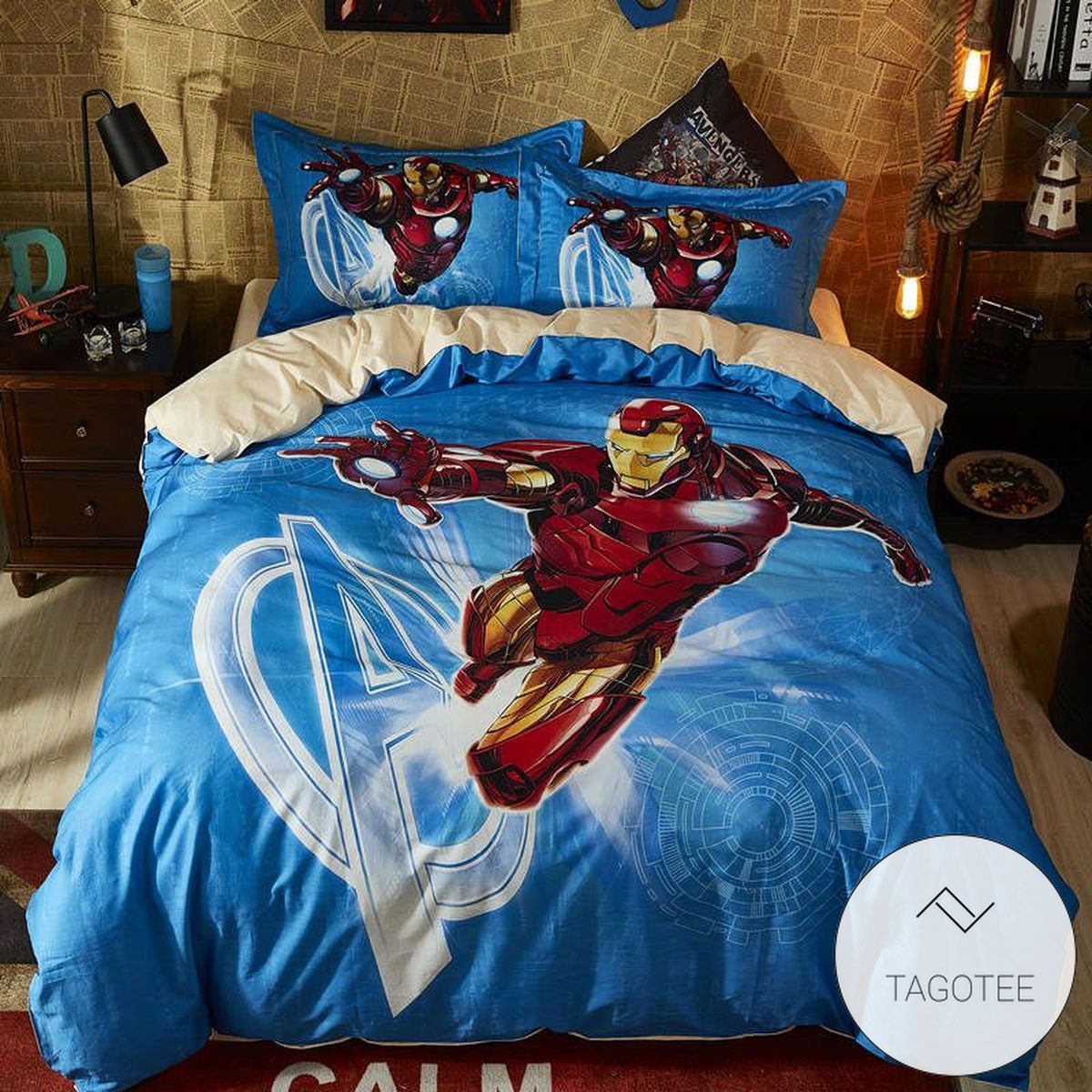 Disney Marvel Avengers Iron Man Superhero Bedding Set (Duvet Cover & Pillow Cases) Disney Marvel Avengers Iron Man Superhero Bedding Set (Duvet Cover & Pillow Cases)