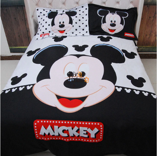 Disney Mickey Mouse 1 Duvet Cover and Pillowcase Set Bedding Set 100 Disney Mickey Mouse 1 Duvet Cover and Pillowcase Set Bedding Set 100