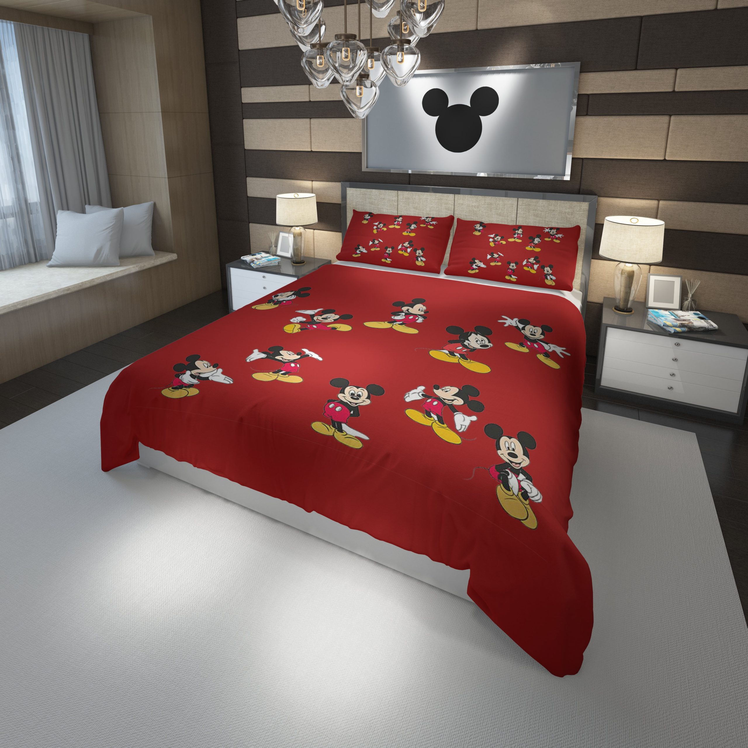 Disney Mickey Mouse 1 Duvet Cover and Pillowcase Set Bedding Set 683 Disney Mickey Mouse 1 Duvet Cover and Pillowcase Set Bedding Set 683