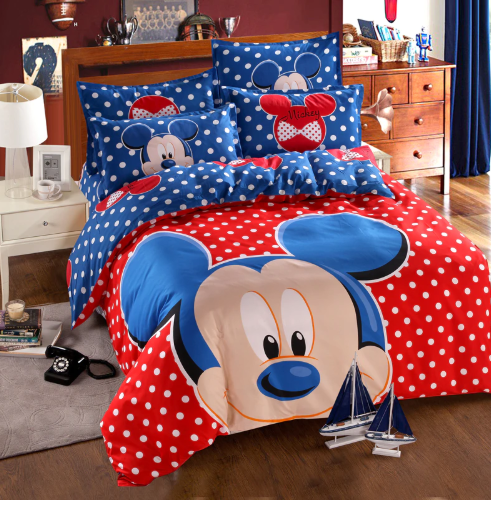 Disney Mickey Mouse 2 Duvet Cover and Pillowcase Set Bedding Set 140 Disney Mickey Mouse 2 Duvet Cover and Pillowcase Set Bedding Set 140