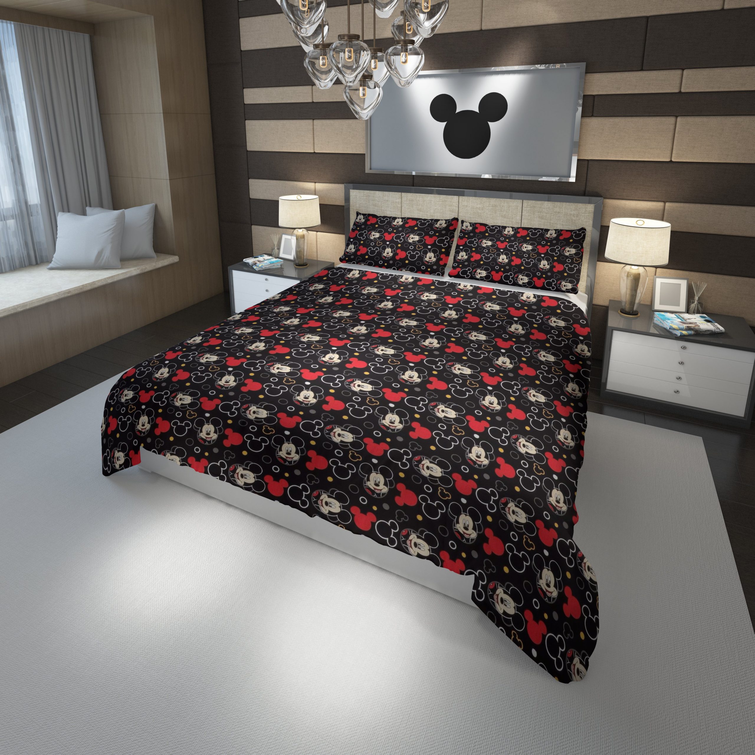 Disney Mickey Mouse 2 Duvet Cover and Pillowcase Set Bedding Set 682 Disney Mickey Mouse 2 Duvet Cover and Pillowcase Set Bedding Set 682