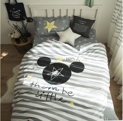 Disney Mickey Mouse 3 Duvet Cover and Pillowcase Set Bedding Set 173 Disney Mickey Mouse 3 Duvet Cover and Pillowcase Set Bedding Set 173