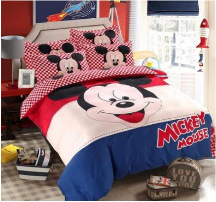 Disney Mickey Mouse 3 Duvet Cover and Pillowcase Set Bedding Set 218 Disney Mickey Mouse 3 Duvet Cover and Pillowcase Set Bedding Set 218