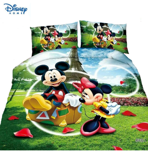 Disney Mickey Mouse 3 Duvet Cover and Pillowcase Set Bedding Set 231 Disney Mickey Mouse 3 Duvet Cover and Pillowcase Set Bedding Set 231