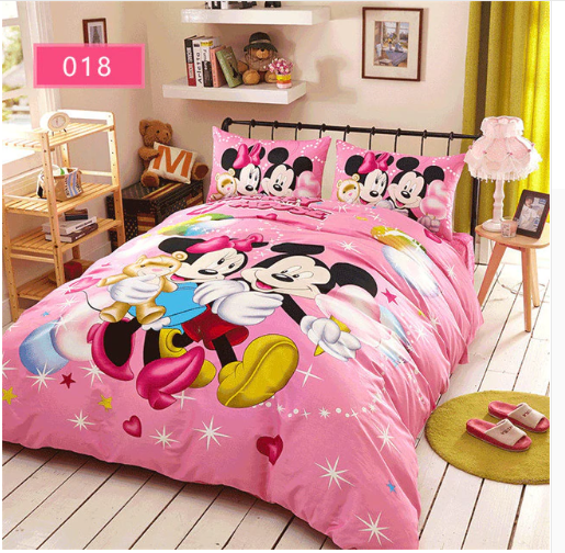 Disney Mickey Mouse 4 Duvet Cover and Pillowcase Set Bedding Set 217 Disney Mickey Mouse 4 Duvet Cover and Pillowcase Set Bedding Set 217