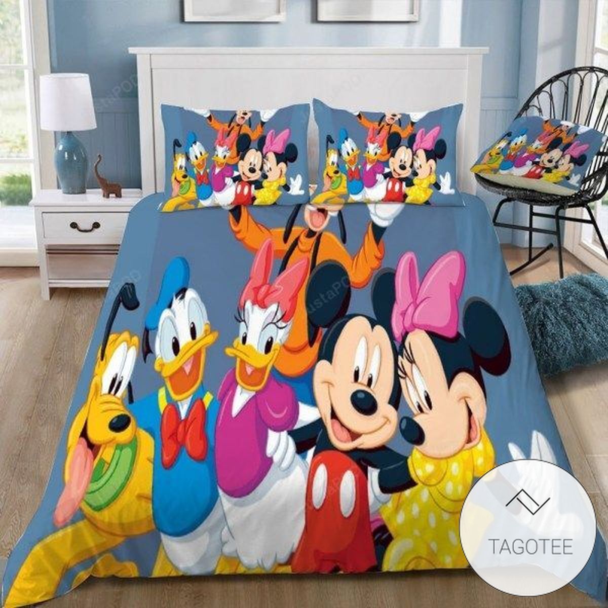 Disney Mickey Mouse And Friends Animation Bedding Set (Duvet Cover & Pillow Cases)- Disney Mickey Mouse And Friends Animation Bedding Set (Duvet Cover & Pillow Cases)-
