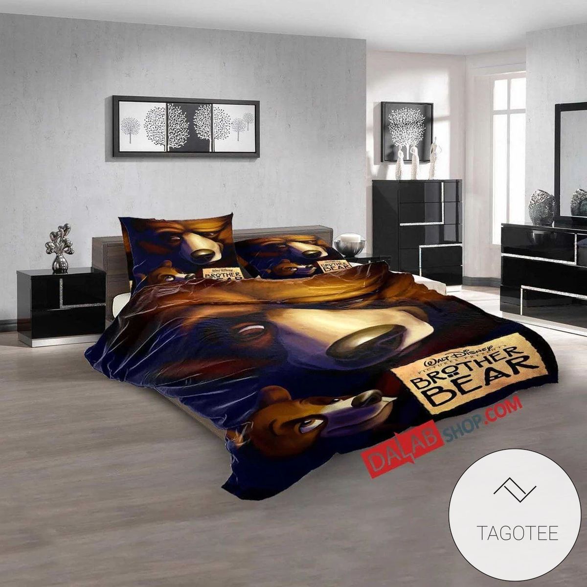 Disney Movies Brother Bear 2 (2006) D 3D Duvet Cover Bedroom Sets Bedding Sets Disney Movies Brother Bear 2 (2006) D 3D Duvet Cover Bedroom Sets Bedding Sets