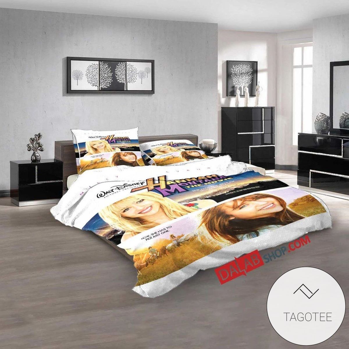 Disney Movies Hannah Montana The Movie (2009) D 3D Duvet Cover Bedroom Sets Bedding Sets- Disney Movies Hannah Montana The Movie (2009) D 3D Duvet Cover Bedroom Sets Bedding Sets-