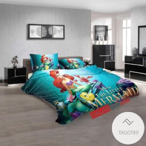 Disney Movies The Little Mermaid (1989) V 3D Duvet Cover Bedding Sets-