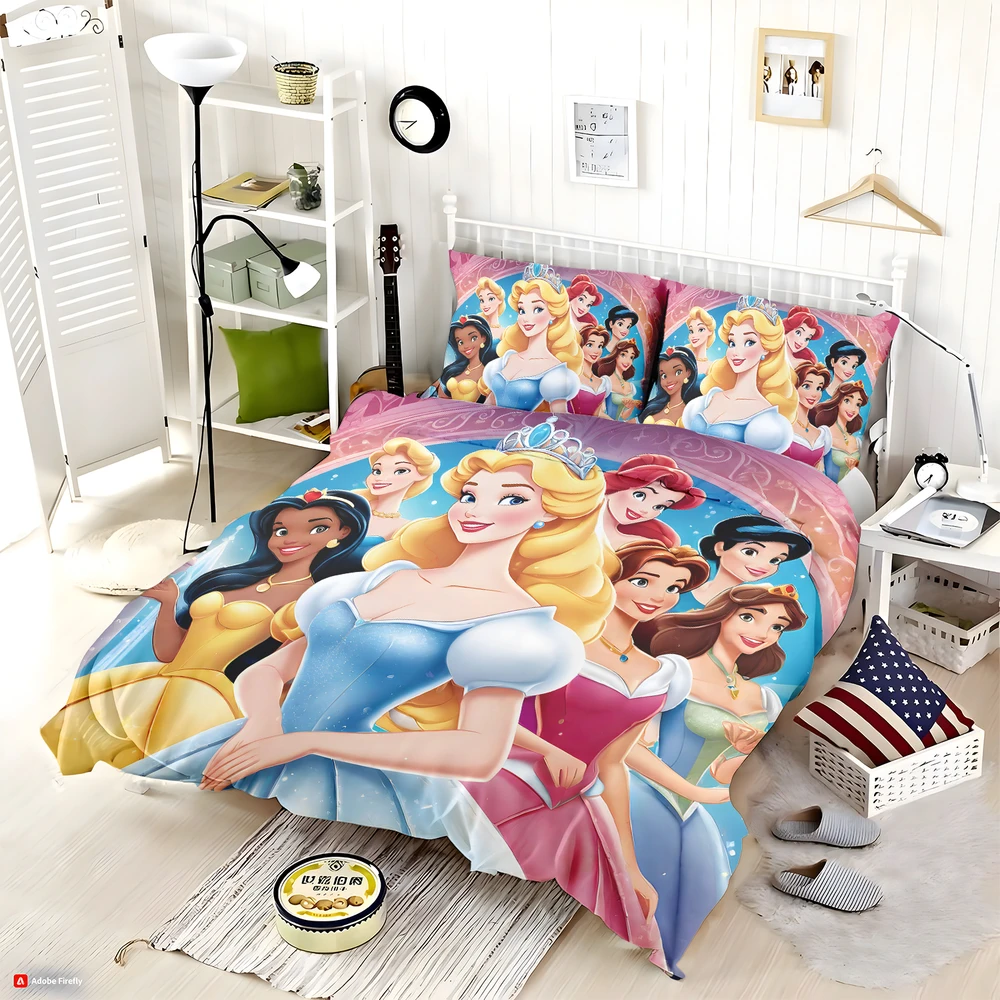 Disney Princess Bed Sheets Set Twin Queen Size Disney Princess Bed Sheets Set Twin Queen Size
