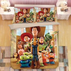 Disney Toy Story Sherif Woody Buzz Lightyear 233 Duvet Cover and Pillowcase Set Bedding Set