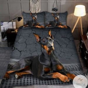 Dobermann 3D Bedding Set
