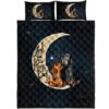 Dog Lover I Love You To The Moon And Back All Over Print Bedding Set