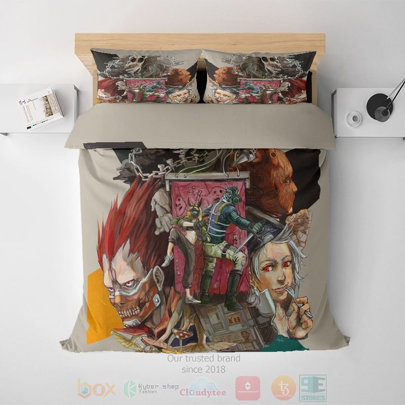 Dorohedoro Contemporary Art Style Anime Bedding Set Dorohedoro Contemporary Art Style Anime Bedding Set