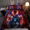 Dragon And Wolf All Over Print Bedding Set
