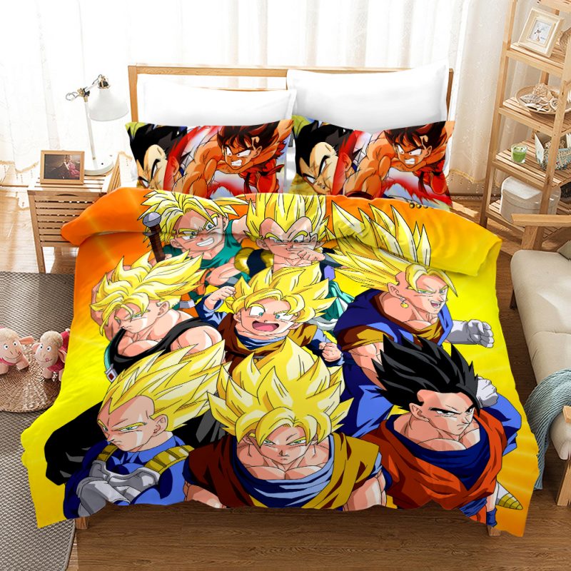 Dragon Ball 2 Duvet Cover and Pillowcase Set Bedding Set Dragon Ball 2 Duvet Cover and Pillowcase Set Bedding Set