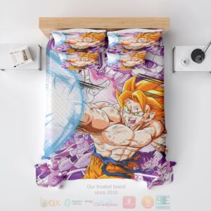 Dragon Ball All Cast Embossed Goku Bedding Set