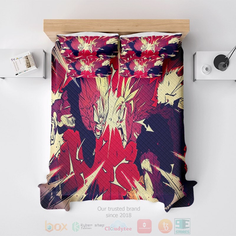 Dragon Ball Goku Vegeta Super Saiyan Fight Bedding Set Dragon Ball Goku Vegeta Super Saiyan Fight Bedding Set