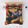 Dragon Ball Son Goku Super Saiyan Energy Level Up Bedding Set