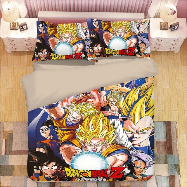 Dragon Ball Son Goku Vegeta 2215 Duvet Cover and Pillowcase Set Bedding Set Dragon Ball Son Goku Vegeta 2215 Duvet Cover and Pillowcase Set Bedding Set