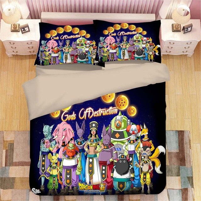Dragon Ball Son Goku Vegeta 2216 Duvet Cover and Pillowcase Set Bedding Set Dragon Ball Son Goku Vegeta 2216 Duvet Cover and Pillowcase Set Bedding Set