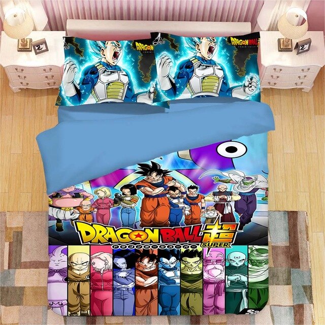 Dragon Ball Son Goku Vegeta 2220 Duvet Cover and Pillowcase Set Bedding Set Dragon Ball Son Goku Vegeta 2220 Duvet Cover and Pillowcase Set Bedding Set
