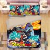 Dragon Ball Son Goku Vegeta 2221 Duvet Cover and Pillowcase Set Bedding Set