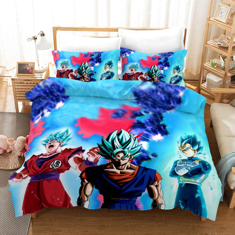 Dragon Ball Super 5 Duvet Cover and Pillowcase Set Bedding Set Dragon Ball Super 5 Duvet Cover and Pillowcase Set Bedding Set