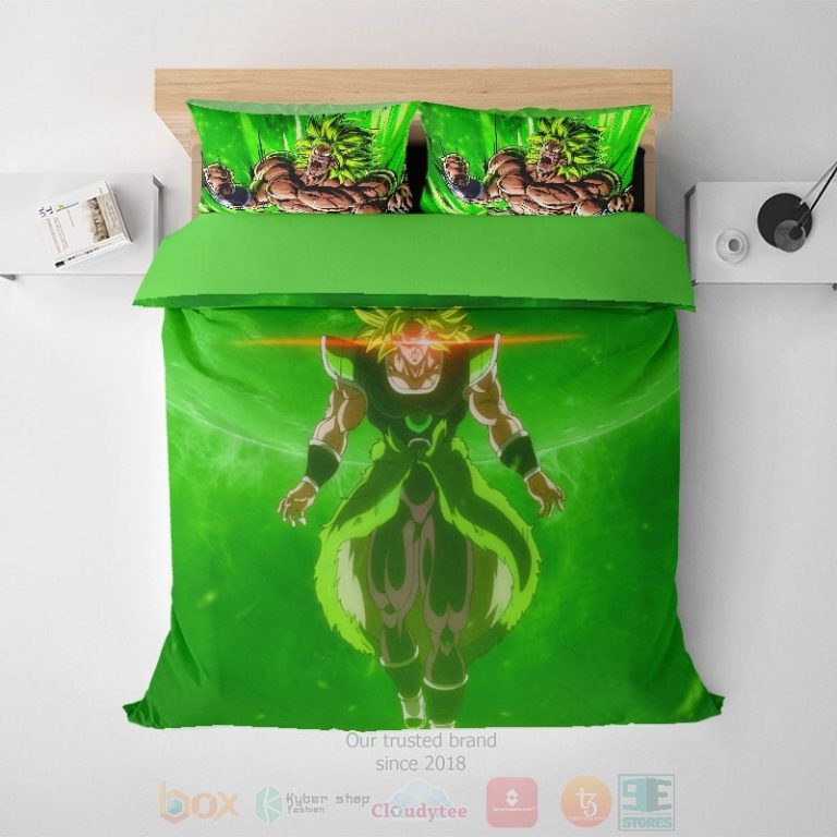 Dragon-Ball-Super-Broly-Green-Universe-Embossed-Bedding-Set-1