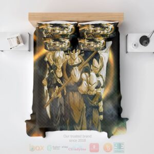 Dragon Ball Team Goku Ready To Fight Embossed Down Bedding Set