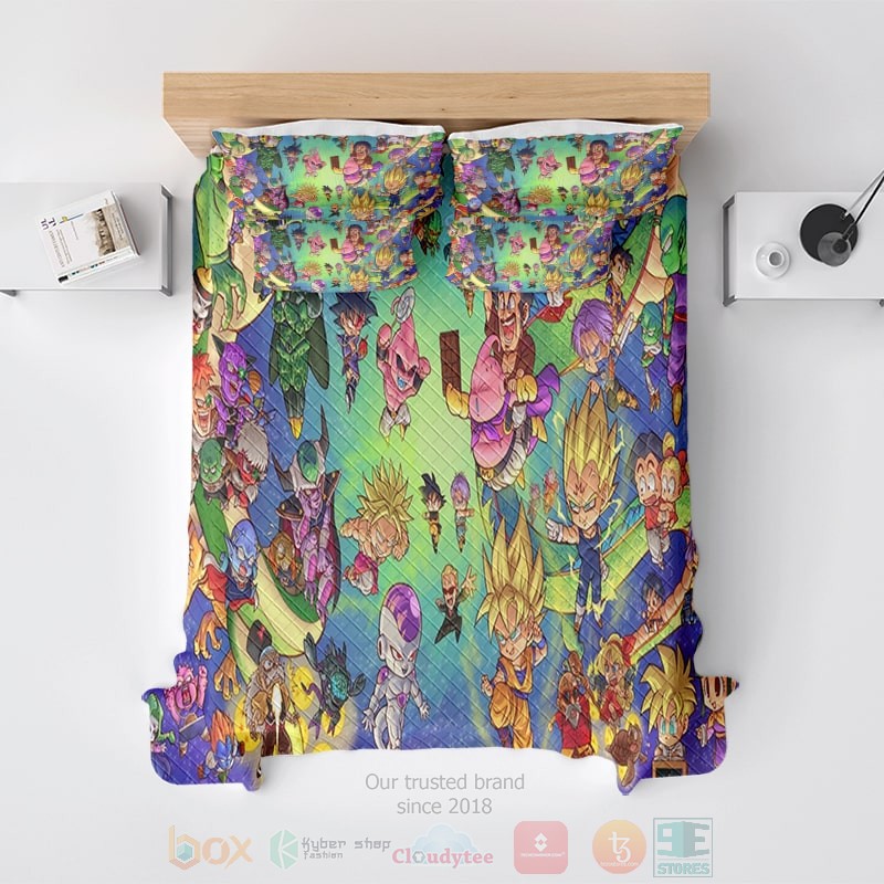 Dragon Ball Vintage Classic Universe Embossed Bedding Set Dragon Ball Vintage Classic Universe Embossed Bedding Set