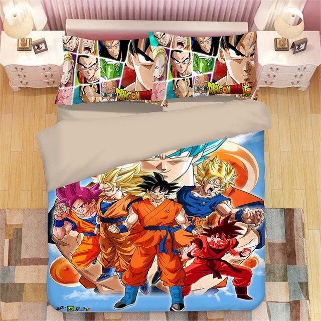 Dragon Ball Z 2214 Duvet Cover and Pillowcase Set Bedding Set Dragon Ball Z 2214 Duvet Cover and Pillowcase Set Bedding Set