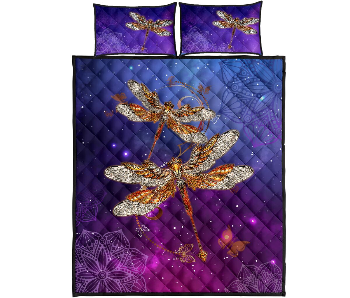 Dragonfly In The Night All Over Print Bedding Set Dragonfly In The Night All Over Print Bedding Set