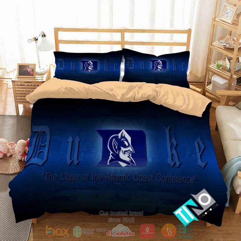 Duke Blue Devils Ncaa The Class Of The Atlantic Coast Conference Bedding Set Duke Blue Devils Ncaa The Class Of The Atlantic Coast Conference Bedding Set