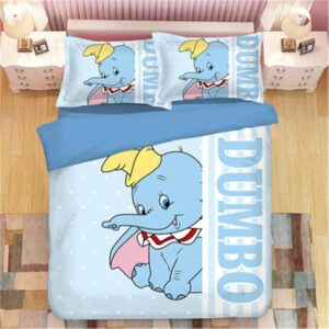 Dumbo Disney 226 Duvet Cover and Pillowcase Set Bedding Set