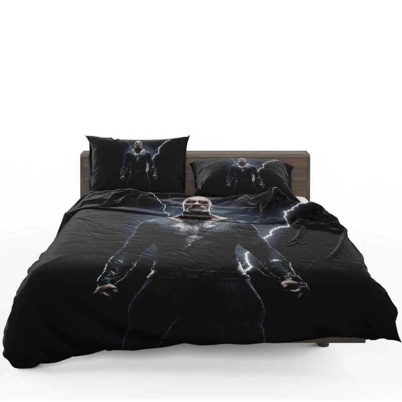 Dwayne Johnson in Black Adam DC Movie Bedding Set Dwayne Johnson in Black Adam DC Movie Bedding Set