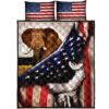 Elephant In American Flag All Over Print Bedding Set