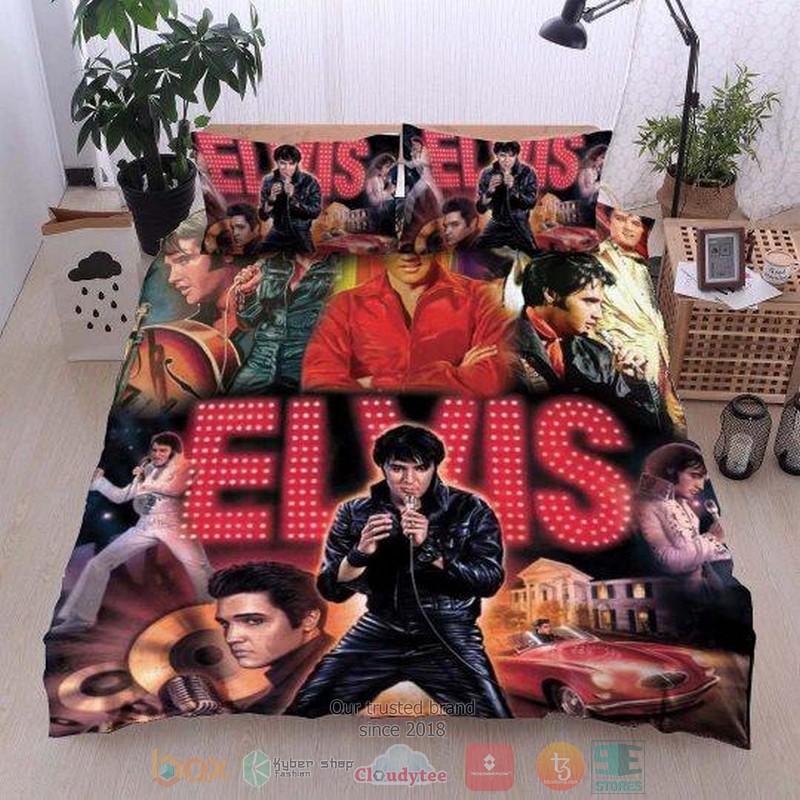 Elvis Presley Black Bedding Set Elvis Presley Black Bedding Set