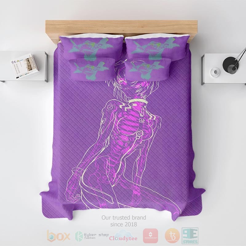 Evangelion Skeleton Ayanami Rei Neon Genesis Evangelion Bedding Set Evangelion Skeleton Ayanami Rei Neon Genesis Evangelion Bedding Set