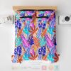 Exotic Autumn Leaves Abstract Art Super Soft Bedding Set